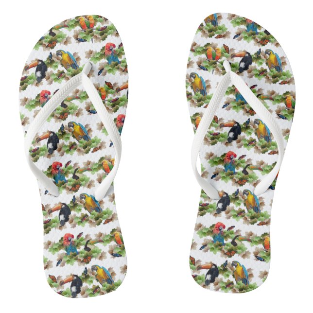 Chinelos Tropicais (Escolha a Cor) (Pé da cama)