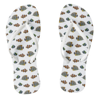 Chinelos Tropical Fish Frenzy (Escolha a Cor)