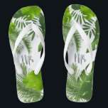 Chinelos Tropical Floral Sr. Groom ID475<br><div class="desc">Crie flipflops especiais para o noivo com esta bela design com folhagem tropical exuberante. O texto de script 'mr', que chama a atenção, é opcional e pode ser excluído para usar o modelo para outras ocasiões. Procure o ID475 para ver outros produtos com este design, incluindo a papelaria de casamento...</div>