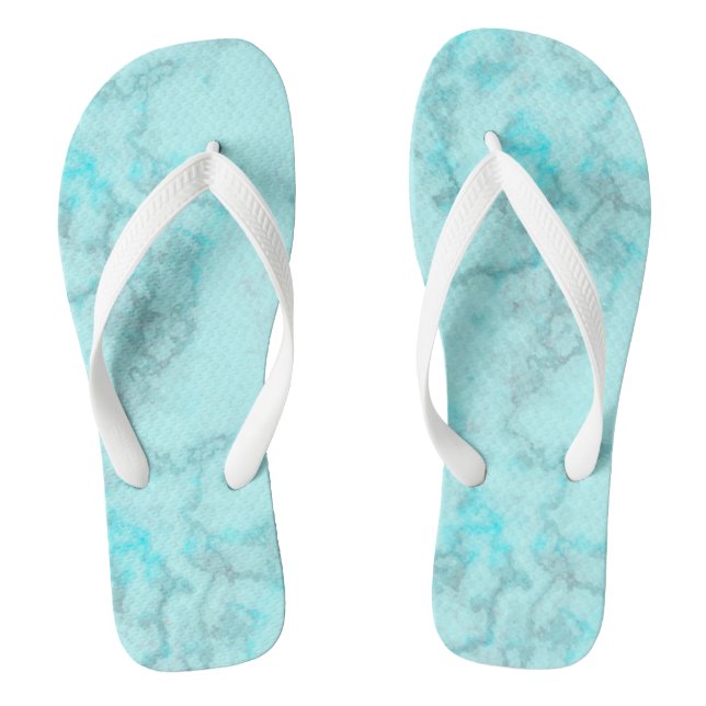 Chinelos Turquoise Marble (Pé da cama)