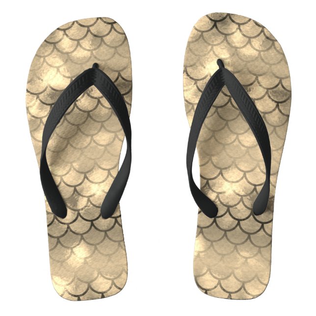 Chinelos Um belo espectro de cores da sereia (Pé da cama)