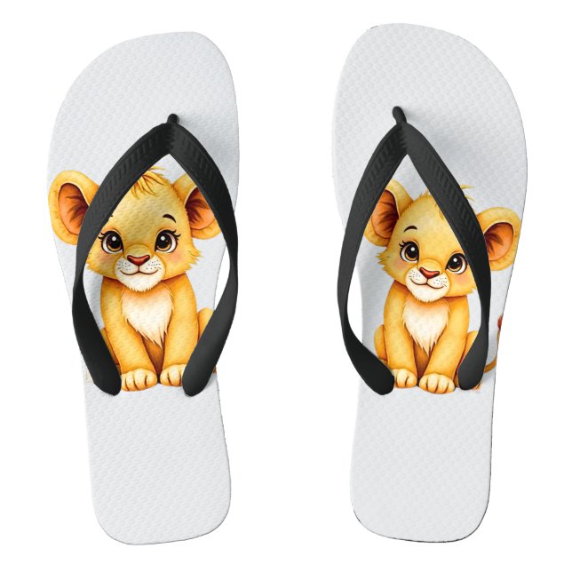 Chinelos Um filhote de leão (Pé da cama)