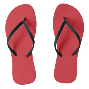 Chinelos Vermelho amaranto (cor sólida)