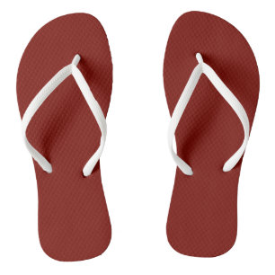 Chinelos Vermelho celeiro (cor sólida)