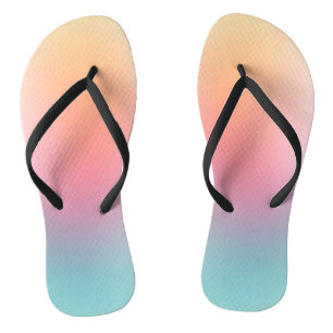 Chinelos Vermelho Cor-de-rosa Laranja Amarelo Azul Roxo Arc