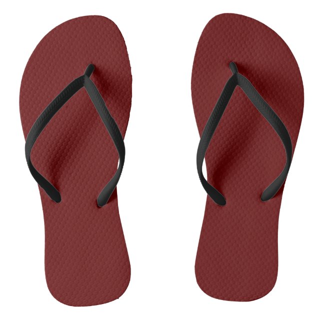 Chinelos Vermelho sanguíneo (cor sólida) (Pé da cama)