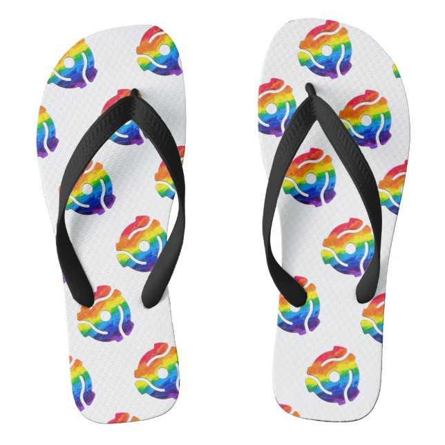 Chinelos Vibran do adaptador de gravação plástico de 45 RPM (Pé da cama)