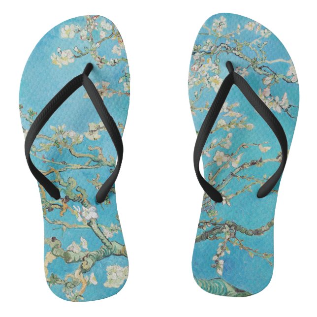 Chinelos Vincent van Gogh - Flor de Amendoeira (Pé da cama)