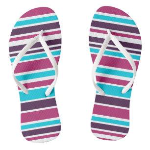 Chinelos Violeta Rosa E Roxo, Espalhada