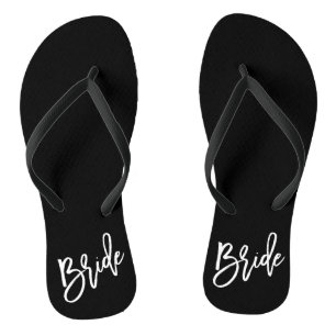Chinelos White Script Bride