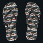 Chinelos Winter Great Dane Caravan Christmas Adventure<br><div class="desc">Adotar a magia de uma noite de inverno nevada enquanto uma caravana desliza graciosamente através da paisagem iluminada pela lua. A beleza serena da neve escutadora e o brilho encantador da lua criam uma cena cativante,  prometendo uma aventura inesquecível de Natal cheia de calor,  alegria e memórias queridas.</div>