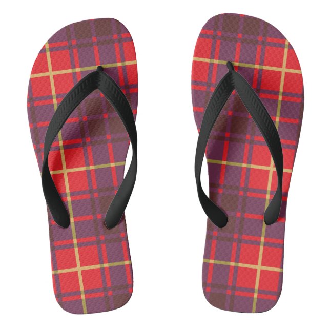 Chinelos Xadrez Tartan (Pé da cama)