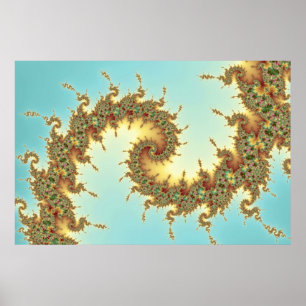 Chinês - Fractal Poster