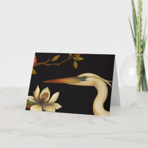 Chinoiserie Birds V - Cartão de Saudação