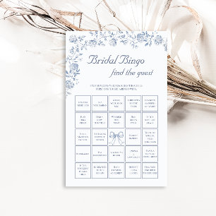 Chinoiserie Bridal Bingo Encontra O Jogo De Convid