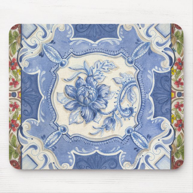 Chinoiserie Lotus Mousepad (Frente)