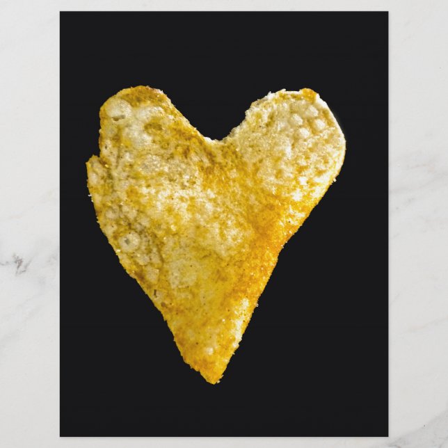 Chip De Batata Em Forma De Coração (Frente)