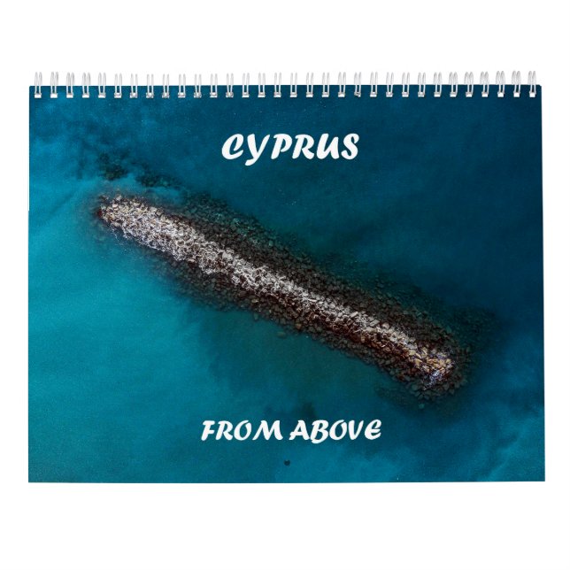 Chipre de cima calendário (Verso)