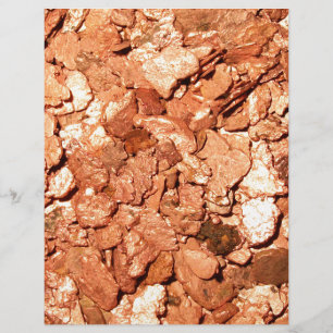 Chips de cobre-metal