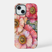 Chique Floral Ephemera Pink Red Flowers S7L