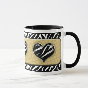 Chique minha caneca do impressão da zebra do
