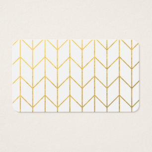 Chique moderno do fundo branco Dourado de Chevron