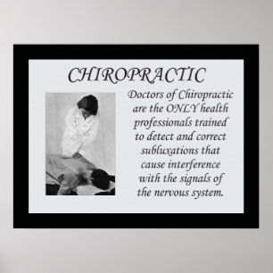 Chiropractic corrige Poster de citação de subluxaç