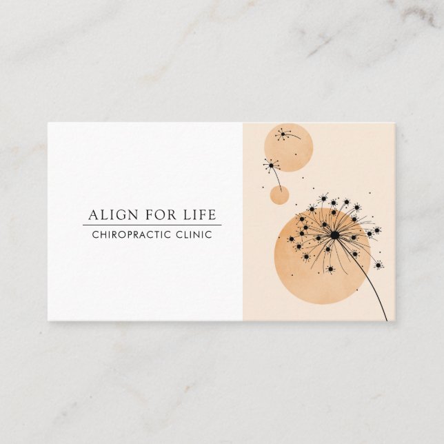 Chiropractor Chiropractic Cartão de visita (Frente)