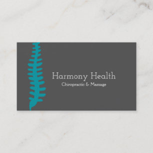 Chiropractor, quiroprática, Cartão de visita de sa