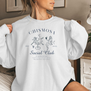 Chismosa Social Club   Camiseta de Manga Longa