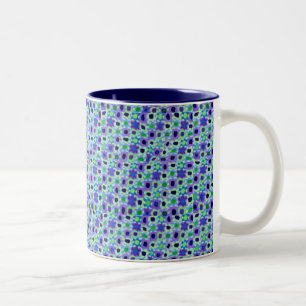 Chita azul caneca do Dois-Tom de 11 onças