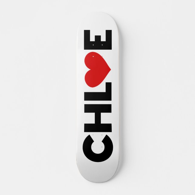 Chloe Love Skateboard (Frente)