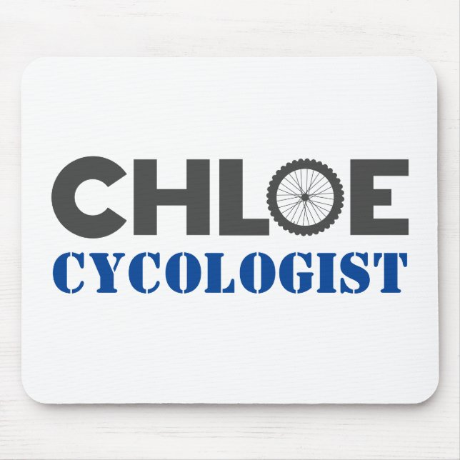 Chloe Mountain Biker Mouse Pad (Frente)