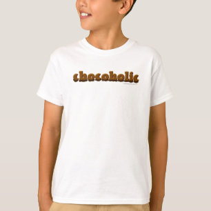 Chocoholic caçoa a camisa