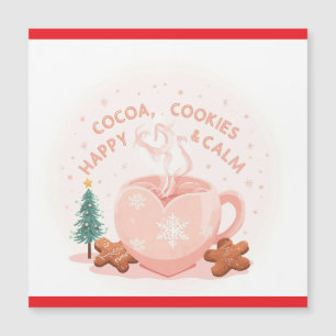 Chocolate, Biscoitos e Calma – Camiseta de Natal P