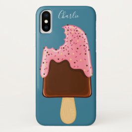 Chocolate capas de telefone de nome personalizado