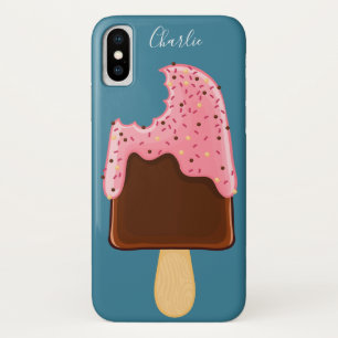 Chocolate capas de telefone de nome personalizado