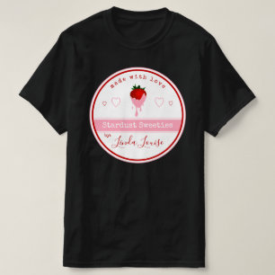 chocolate coberto com etiquetas de morango T-Shirt