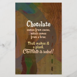 Chocolate é Salada!