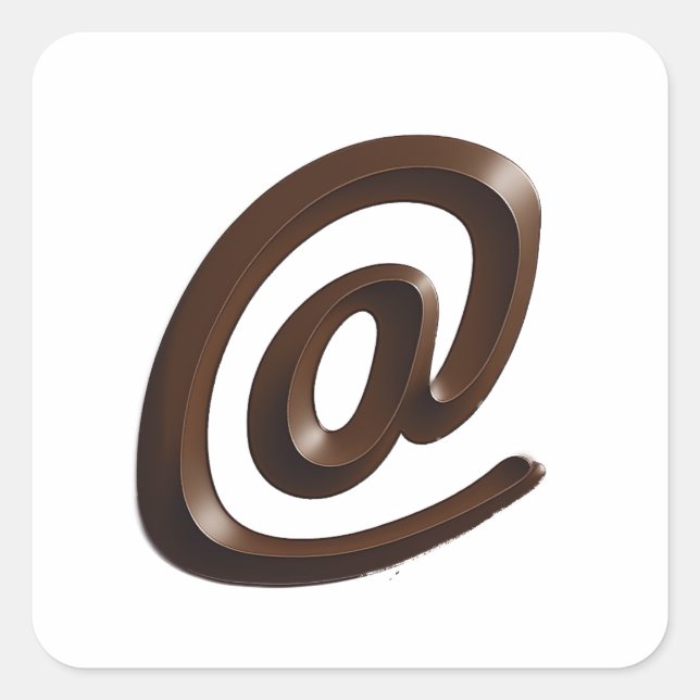 Chocolate em autocolantes (Frente)