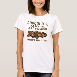 Chocolate Entende Camiseta Engraçada