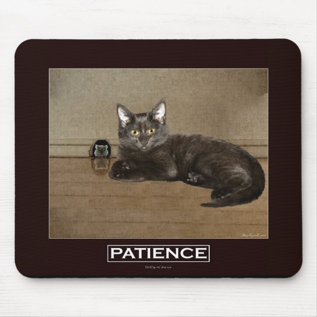 Chocolate Kitten Divertido Motivational Mousepad (Frente)