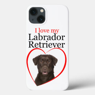 Chocolate Lab Love Smart Capa de telefone