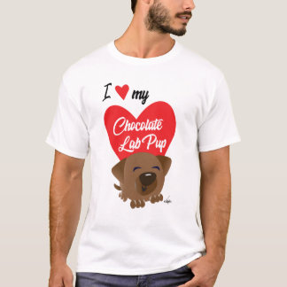Chocolate Labrador Pup T-Shirt