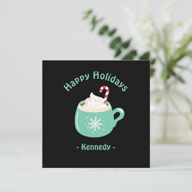 Chocolate Quente de Natal (Em pé/Frente)