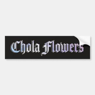 Chola Flowers | Adesivo de Para-choque