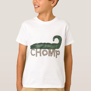 Chomp o camiseta e os presentes do jacaré