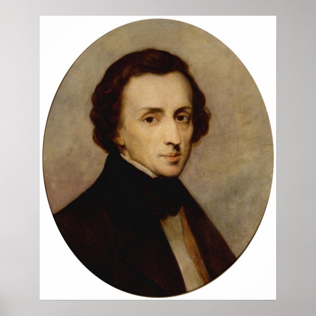 Chopin Portrait Poster (Frente)