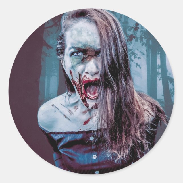 Choro de Medo Autocolante único perturbador (Frente)