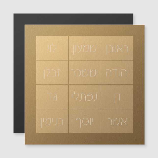 Choshen Mishpat, o bastião bíblico (Frente/Verso)